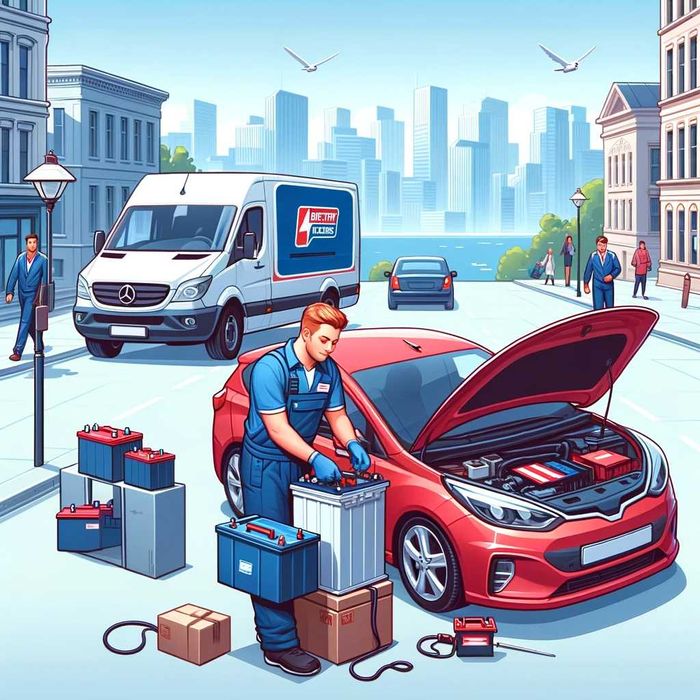 Доставка и монтаж на акумулатори на Ваш адрес. Заверка на гаранция