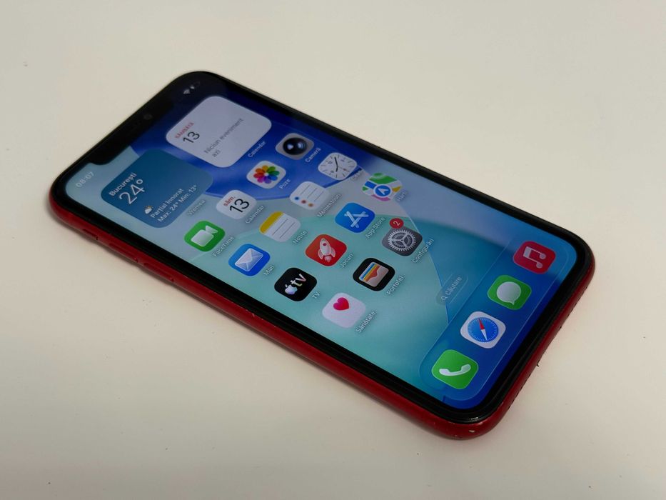 iPhone 11, Red, 64Gb, Liber de retea, | Cod G795 |