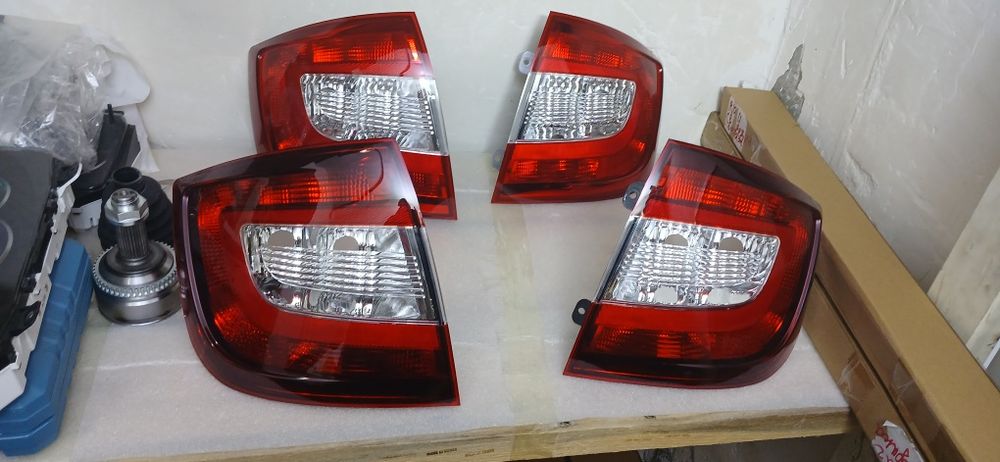 Фары на рапид задний стоп фонарь skoda rapid