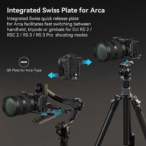 Кейдж SmallRig 4336 за Sony A6700 с HDMI скоба и Arca-Swiss