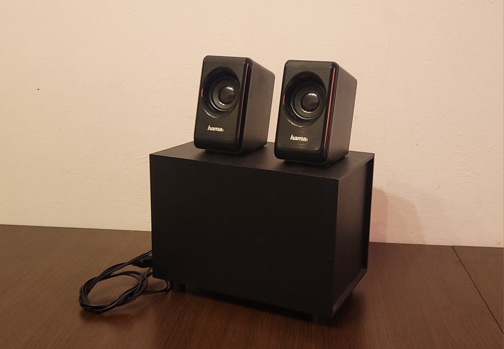 Sistem Boxe PC 2.1 Hama BA-2112 cu Subwoofer