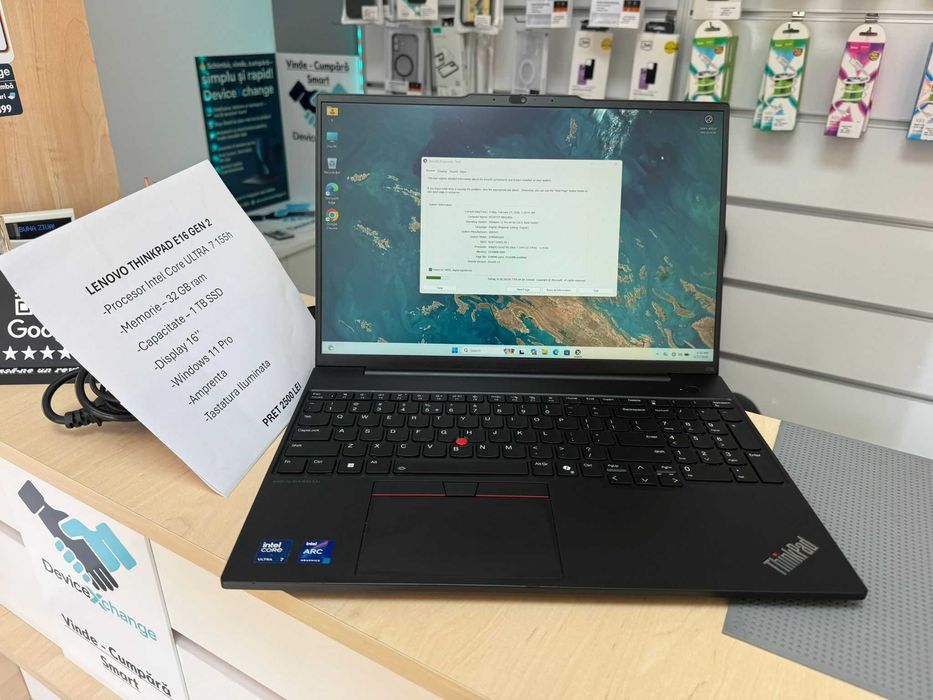 Lenovo ThinkPad E16 Gen 2 Intel Core Ultra 7 155h 32GB 1 TB SSD