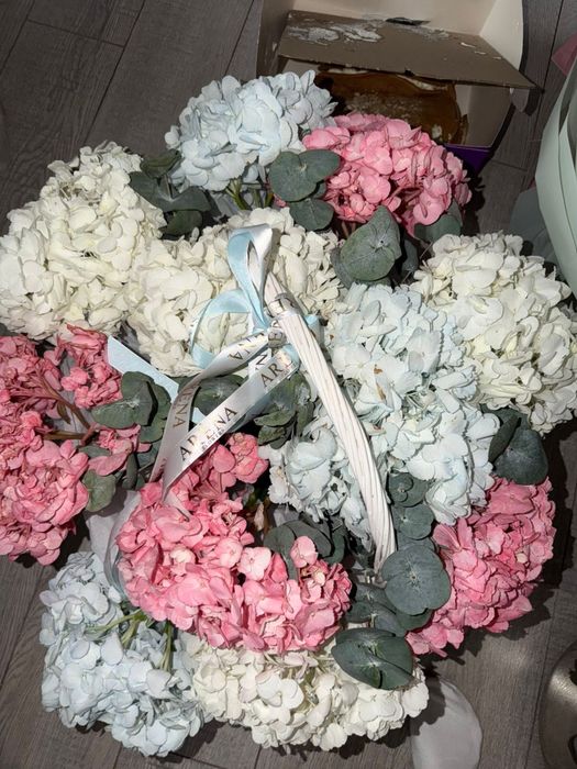 Букет гартензии цветы