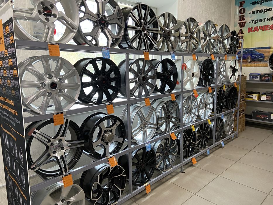 Диски штампованные, легкосплавные. Диски в Кокшeтау