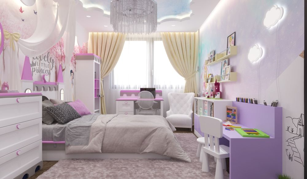 Нови мебели за детска стая Princess castle