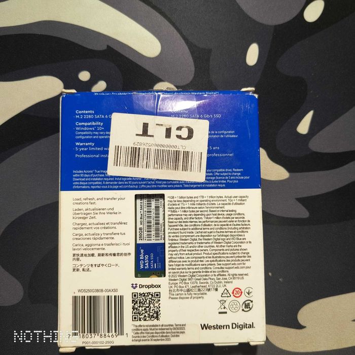 WD Blue SA510 250GB M.2 SATA, Nou