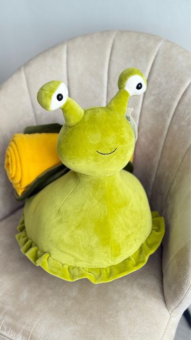 Улитка - плед мягкая игрушка