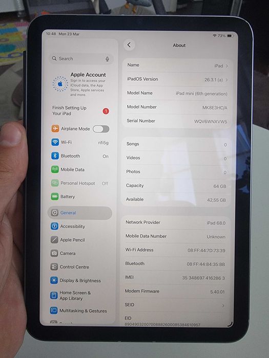 tableta apple ipad 6 mini 64gb sim lte 4g