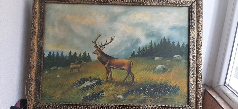 Tablouri pictate in acuarela pe panza