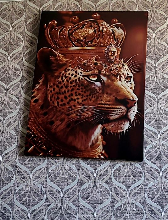 Картина леопард продам