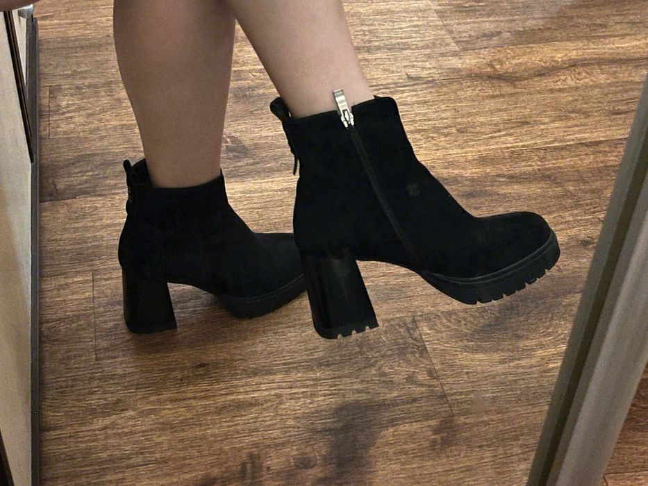 Черные ботильоны 36 размер