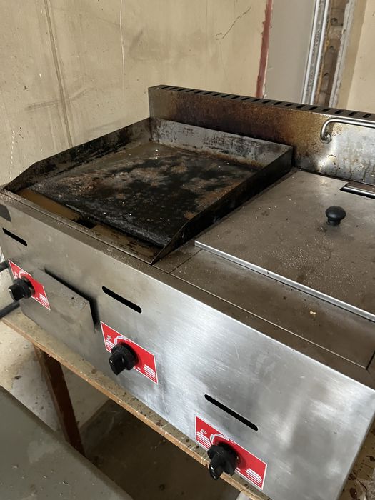 газова скара плюс фритюрник