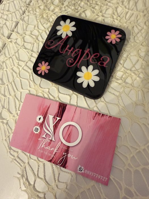 Персонализирани сребърни огледалца