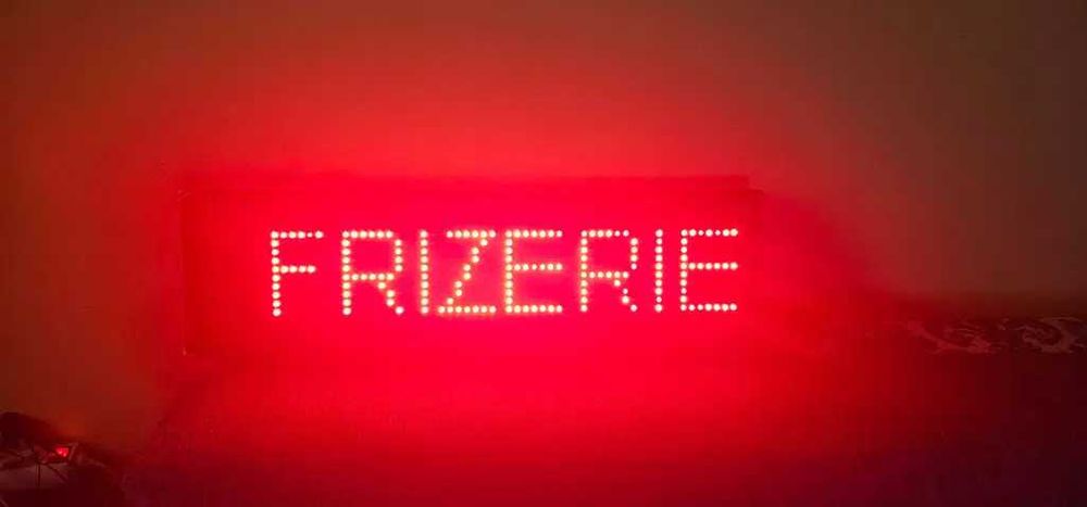 reclama led luminoasa programabila