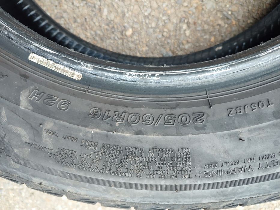 205/60/16" 4бр Bridgestone turanza t005,dot1422,7mm