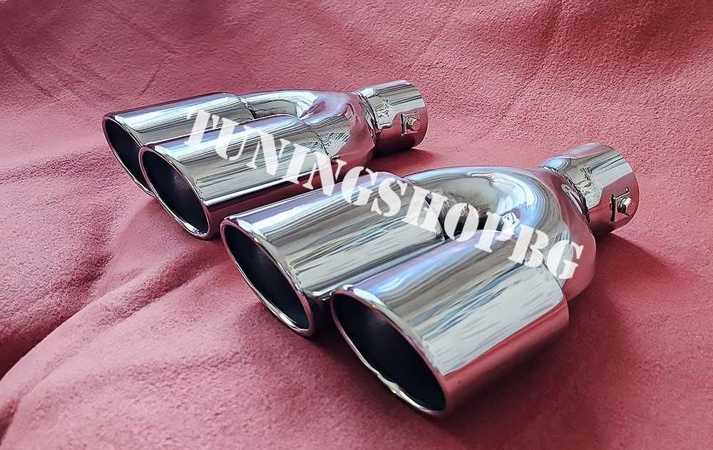 Комплект двуцевки спортни накрайници за ауспух SS3