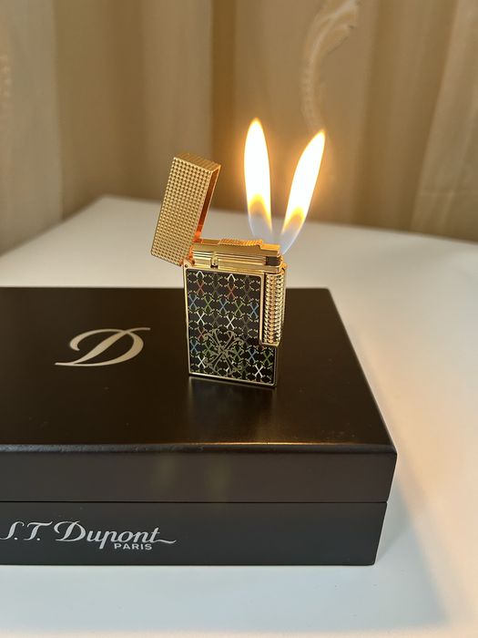 Запалка S.T. Dupont Ligne 2 Fuente – пълен комплект, отлично състояние