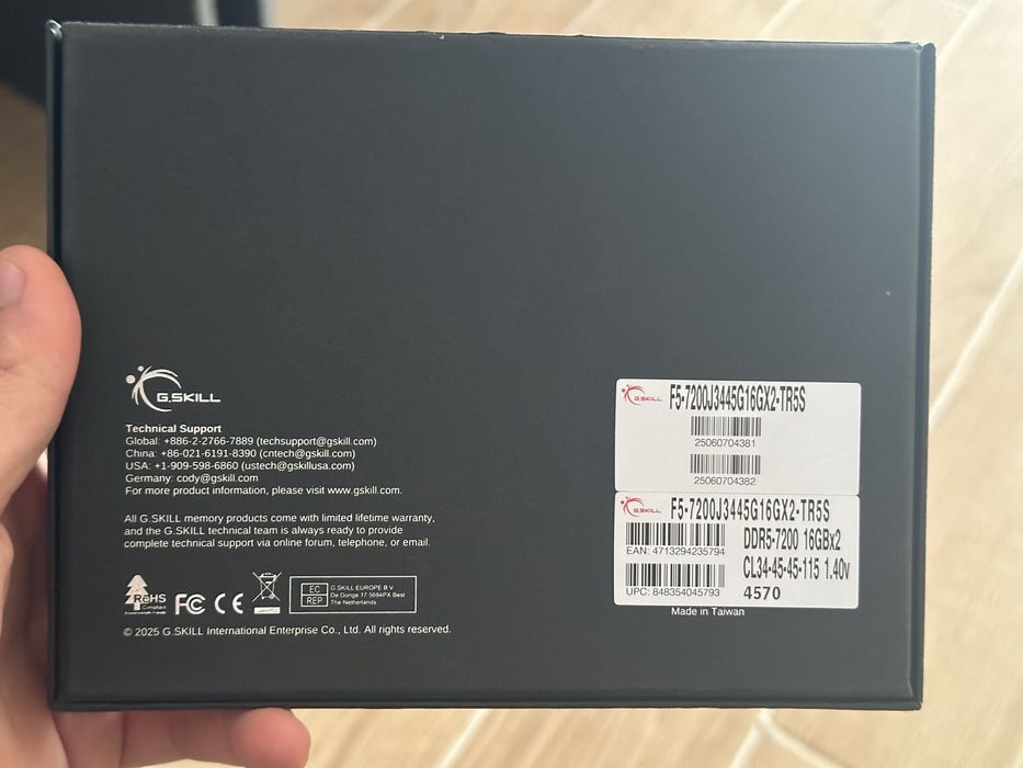 G.SKIIL Trident Z5 Royal  DDR5  (16x2) 32GB 7200MHZ