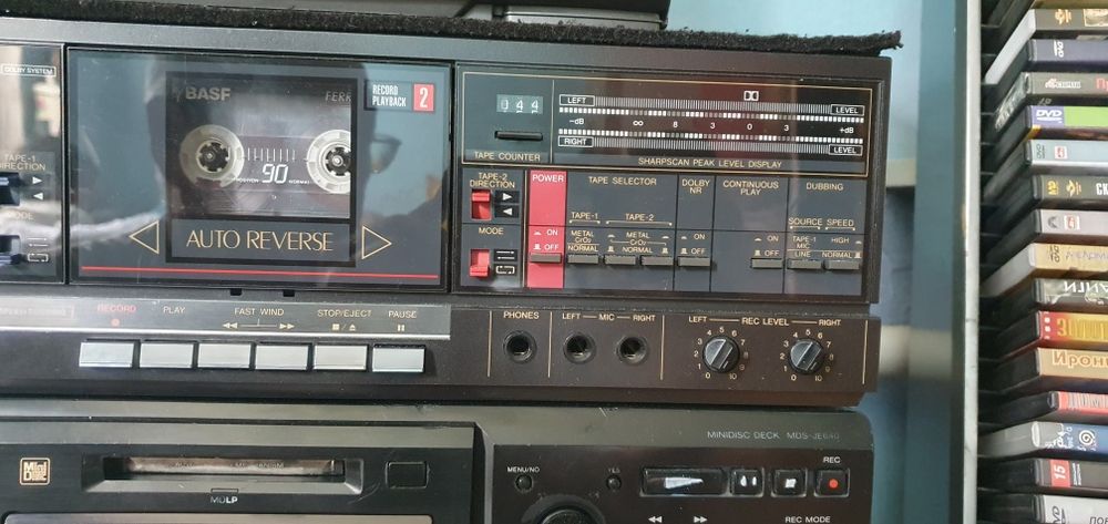SHARP RT W800, кассетная дека