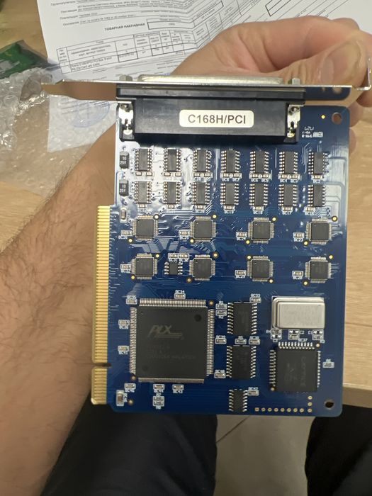 Плата MOXA C168/PCI