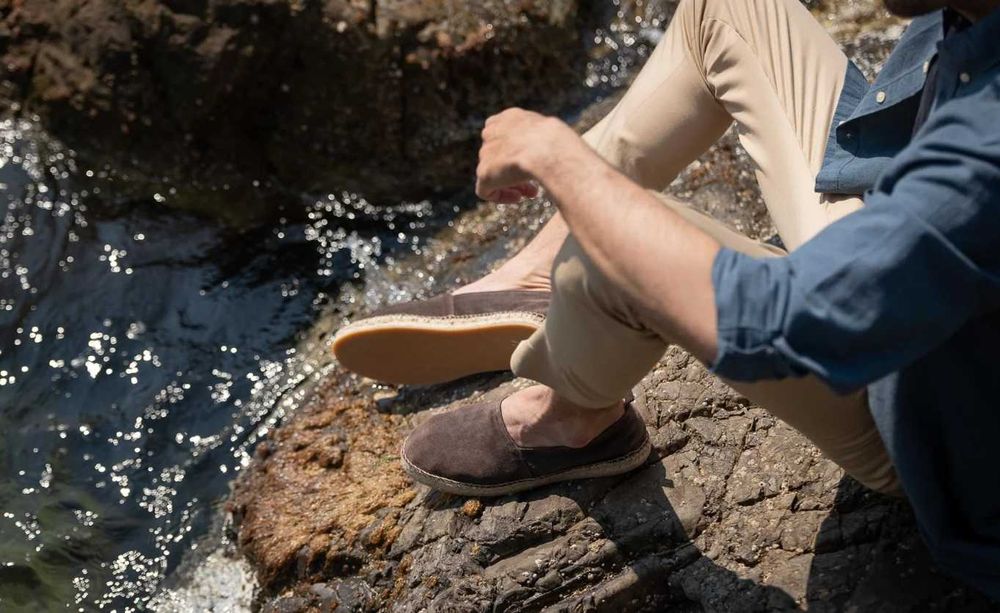 Mocasini espadrile 45 lucrate manual Senator NOI piele naturala moale