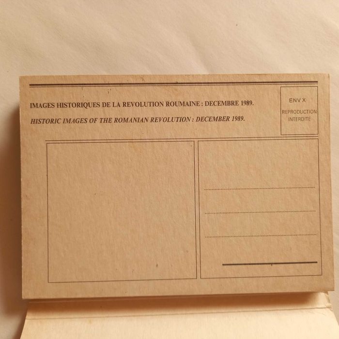 Romania Libera, album cu carti postale - imagini din decembrie 1989