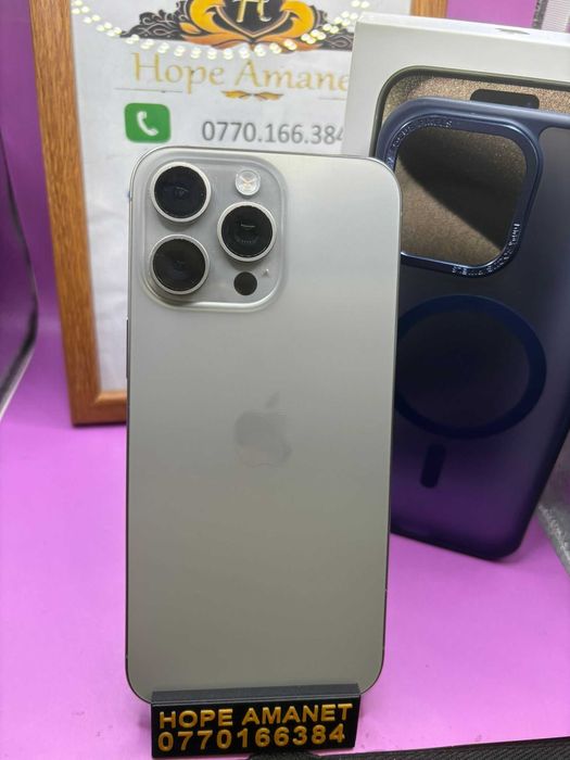 HOPE AMANET P2-Iphone 15 pro max la cutie 256 GB/ 86% BAT