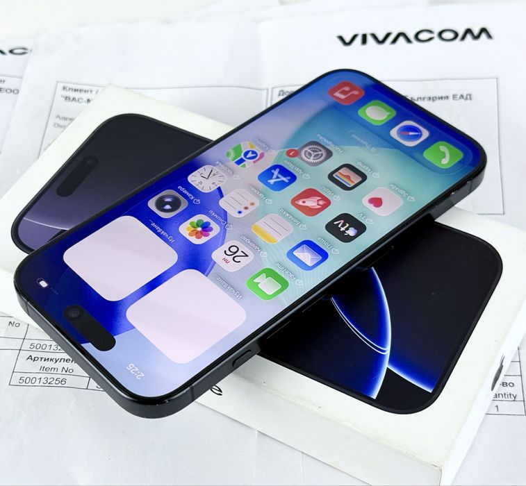 Apple iPhone 16 Pro 256GB Black Titanium 93% Батерия! 2г. Гаранция!