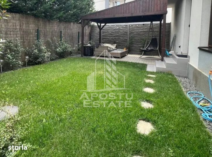 Apartament mobilat si utilat,2 camere,curte 71 mp,Braytim