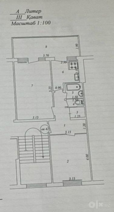 Chorsu (Ц-26) 2 xona sotiladi