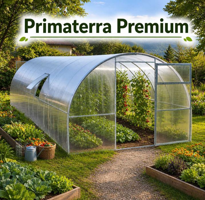 Оранжерии Primaterra Plus и Primaterra Premium - повече здравина, повече сигурност