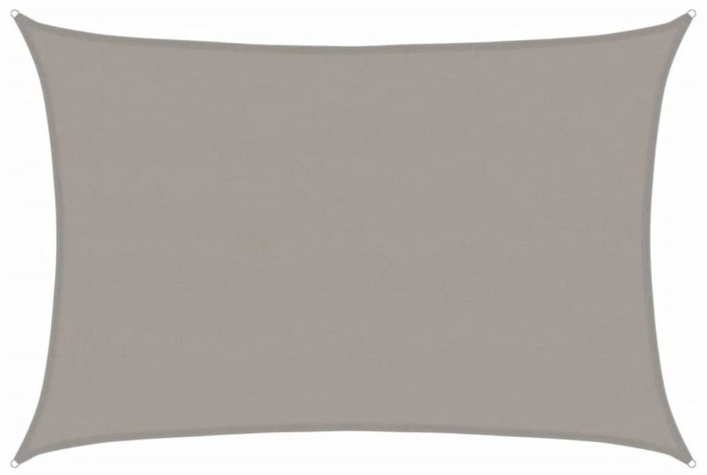 Panza parasolar vidaXL NOUA, gri deschis, dreptunghiular, 5x7 m, HDPE, 160 g/m², 4.56 kg
