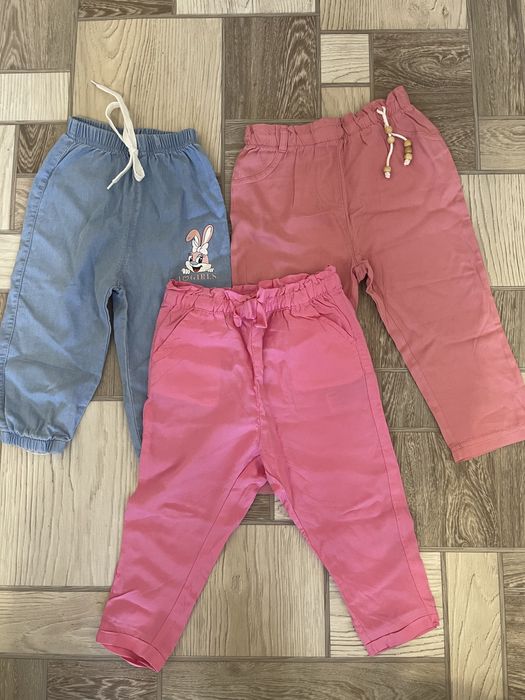 Пакет одежды  на девочку 80-86