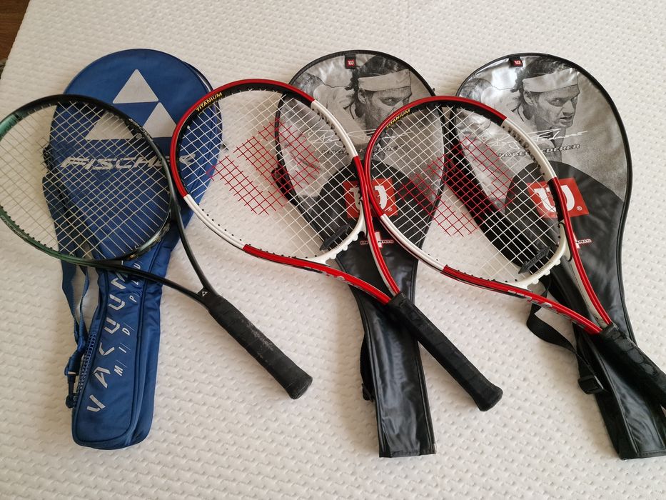 Rachete tenis Wilson Titanium Roger Federer și Fischer Vacumm Exclusiv