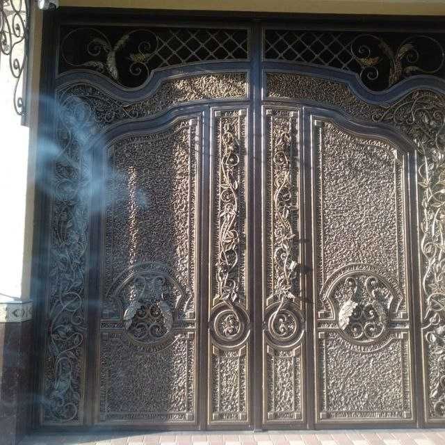 Реставрация,ремонт,покраска, ворота.двери.навесы.решотки.дарвоза.ешиг