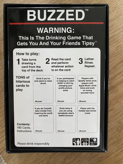 BUZZED – Joc de societate (nou, nefolosit)