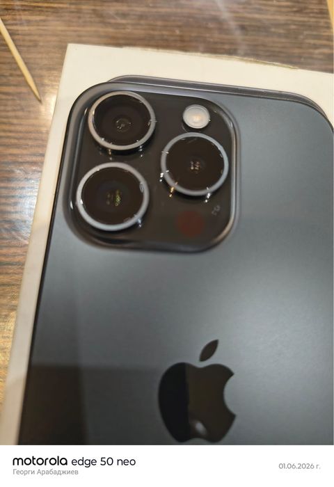 Iphone 15 pro 256 GB black titanium