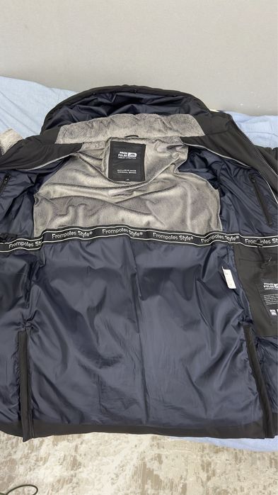 Зимняя очень теплая мужская куртка