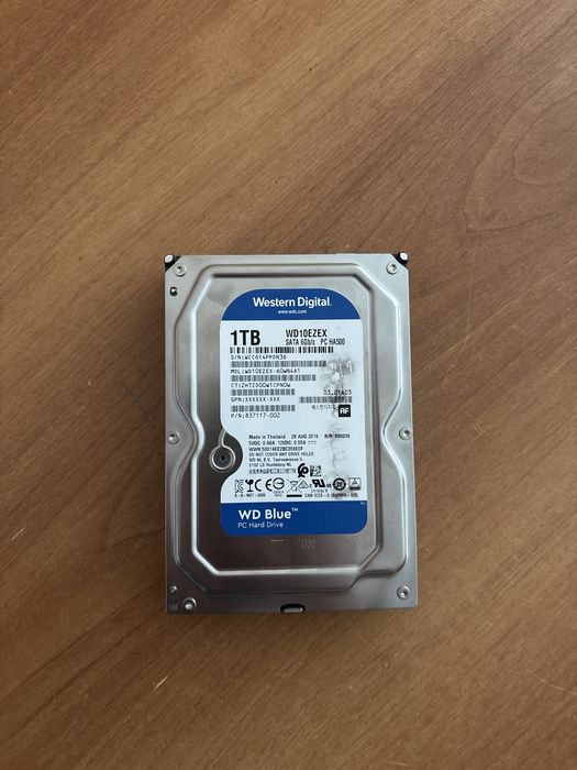 Продам жёсткий диск для ПК WD Blue 1 тб