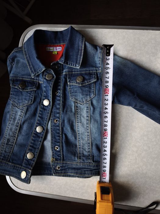 Куртка джинсовая на девочку рост 80