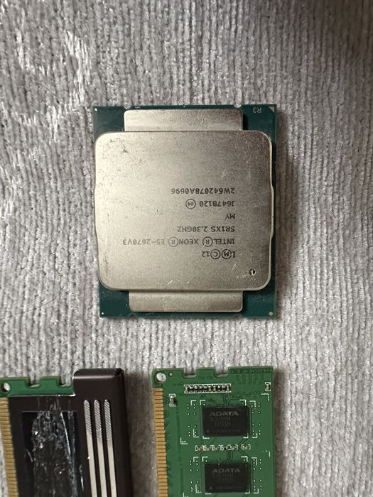 Продам материнскую плату проц вместе ddr4