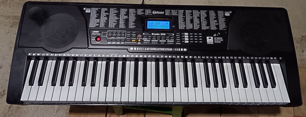 Orgă, clapă, keyboard, Schubert Etude 255 cu Usb