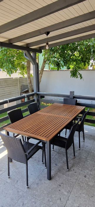 Set Masă exterior cu 6 scaune
