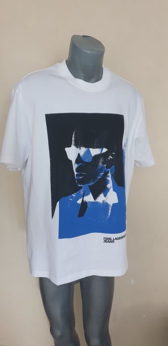 Karl Lagerfeld Cotton Mens Size XL НОВО! ОРИГИНАЛ! Мъжка Тениска!