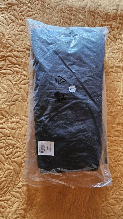 Работен зимен панталон топлозащитен нов размер L, черен цвят