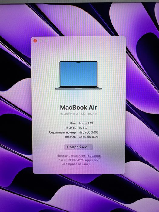 Macbook Air m3 512Gb