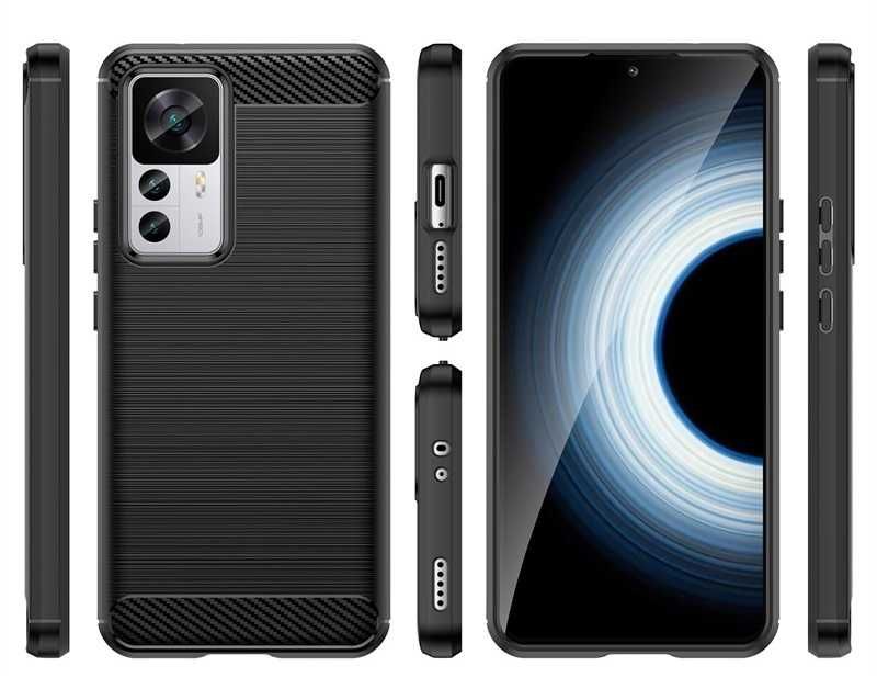 Xiaomi 13T / 12T / 11T Pro - Удароустойчив Кейс Гръб CARBON