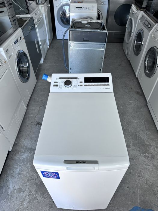 Пералня +гаранция 1 година. SIEMENS, малка, тясна 40см. Горно пълнене 7кг. Безплатна доставка за София