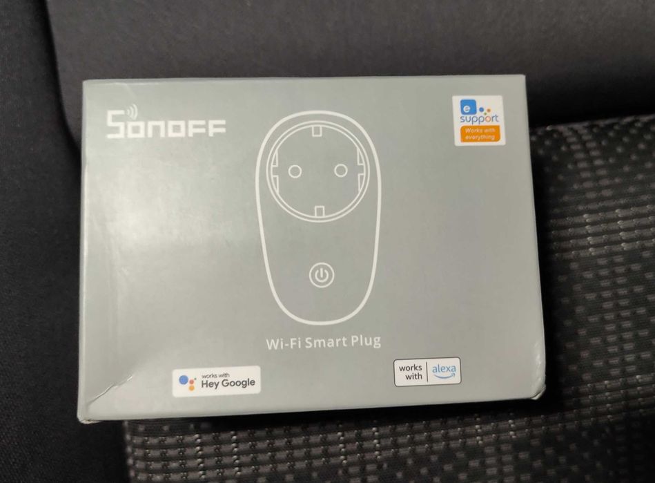 Priză smart Sonoff Wi-Fi, merge cu Alexa și Google
