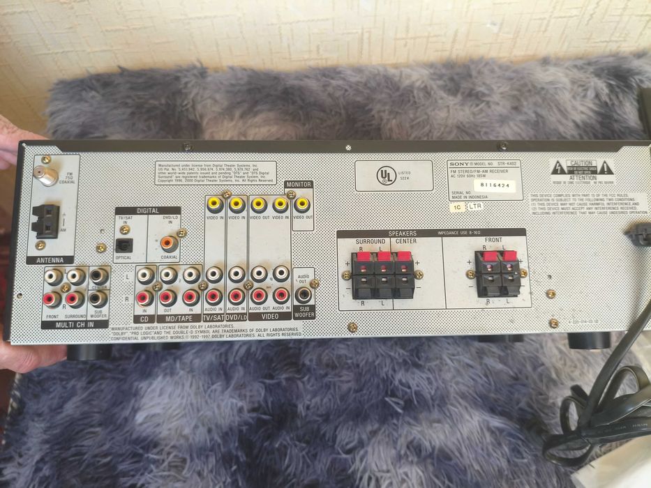 Sony STR-K402 - Fm Stereo/fm-am Receiver